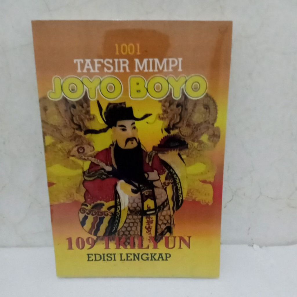 #star+ buku 1001 tafsir mimpi JOYO BOYO 109 TRILIYUN
