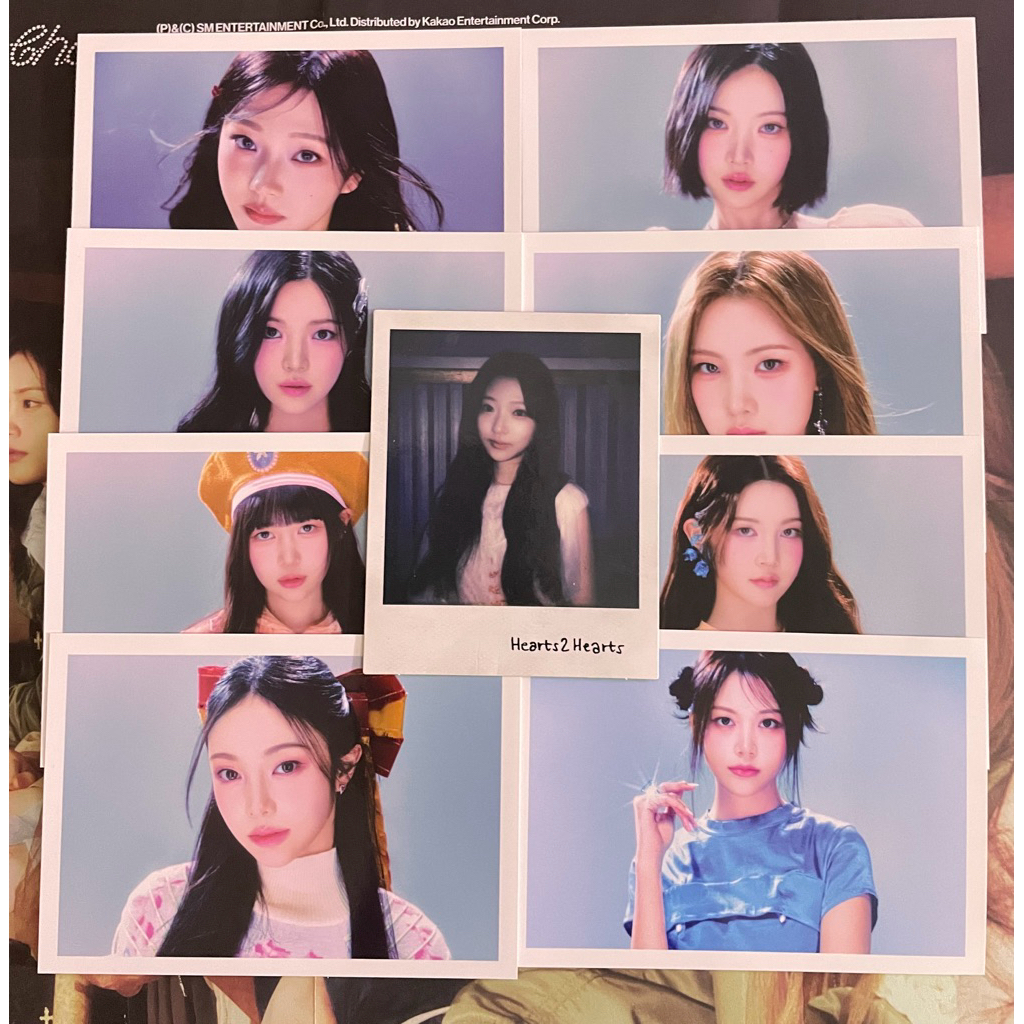 POSTCARD & POLAROID OFFICIAL HEARTS2HEARTS THE CHASE PACKAGE VERSION