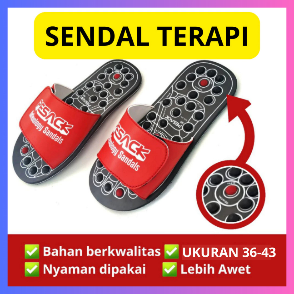 Sandal Fitpro Sandal Fit Fro Sandal Kesehatan Sandal Akupuntur Sandal Rematik Sandal Refleksi Origin