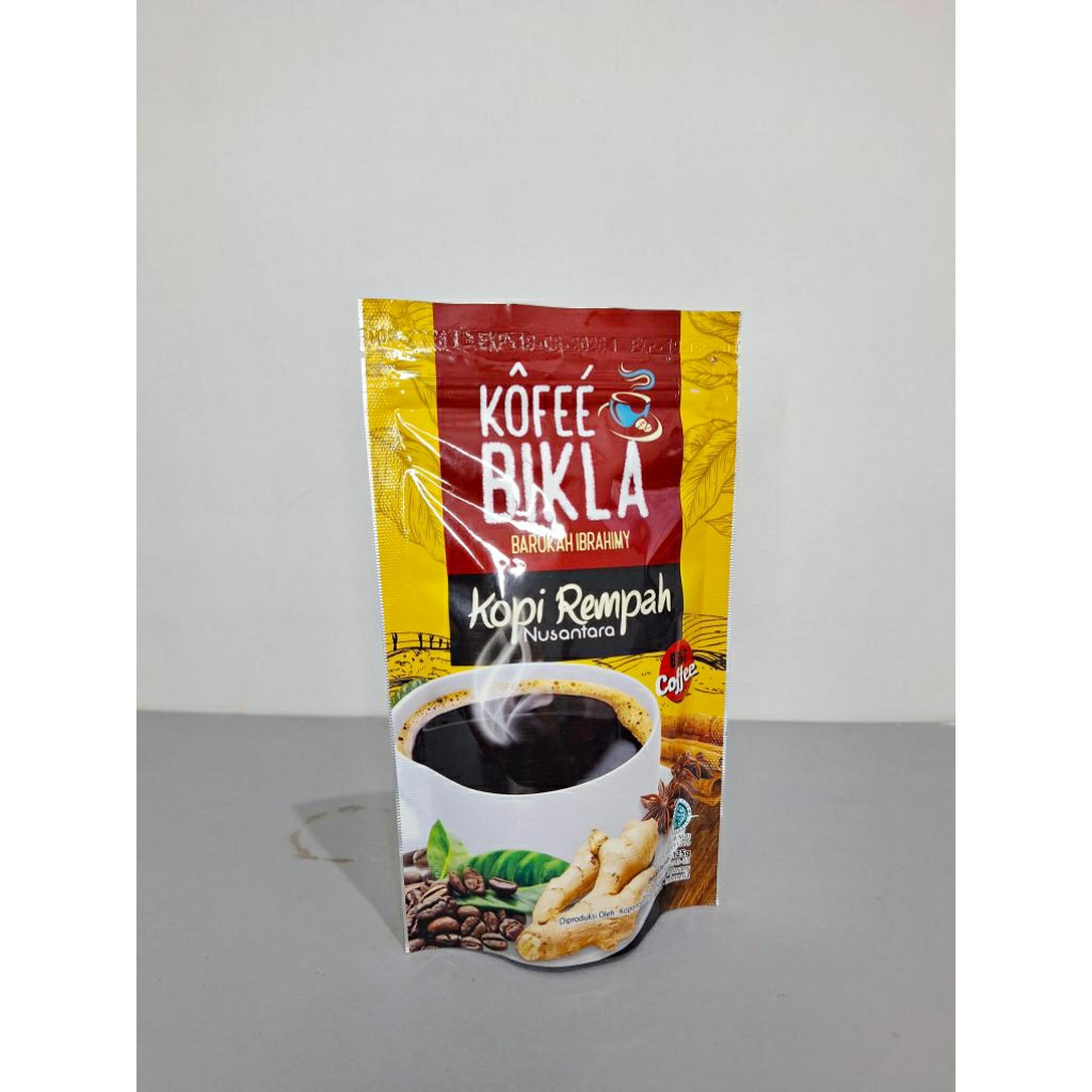 

KOFEE BIKLA REMPAH BAROKAH VIRAL NUSANTARA NETTO 125 gr BPOM ORIGINAL MENINGKATKAN DAYA TAHAN TUBUH MELANCARKAN PEREDARAN DARAH MENGOBATI RASA CAPEK DAN LELAH BUAT DIET PEGAL ² LINU ² MEMBANTU MENCEGAH PENYAKIT DEGERENATIF