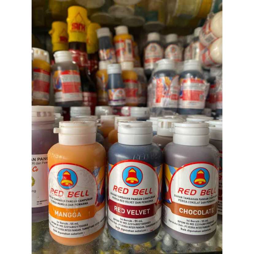 

RED BELL Pasta Perisa Pewarna 55ml COKLAT - RED VELVET - PANDAN - MANGGA - ALL VARIAN