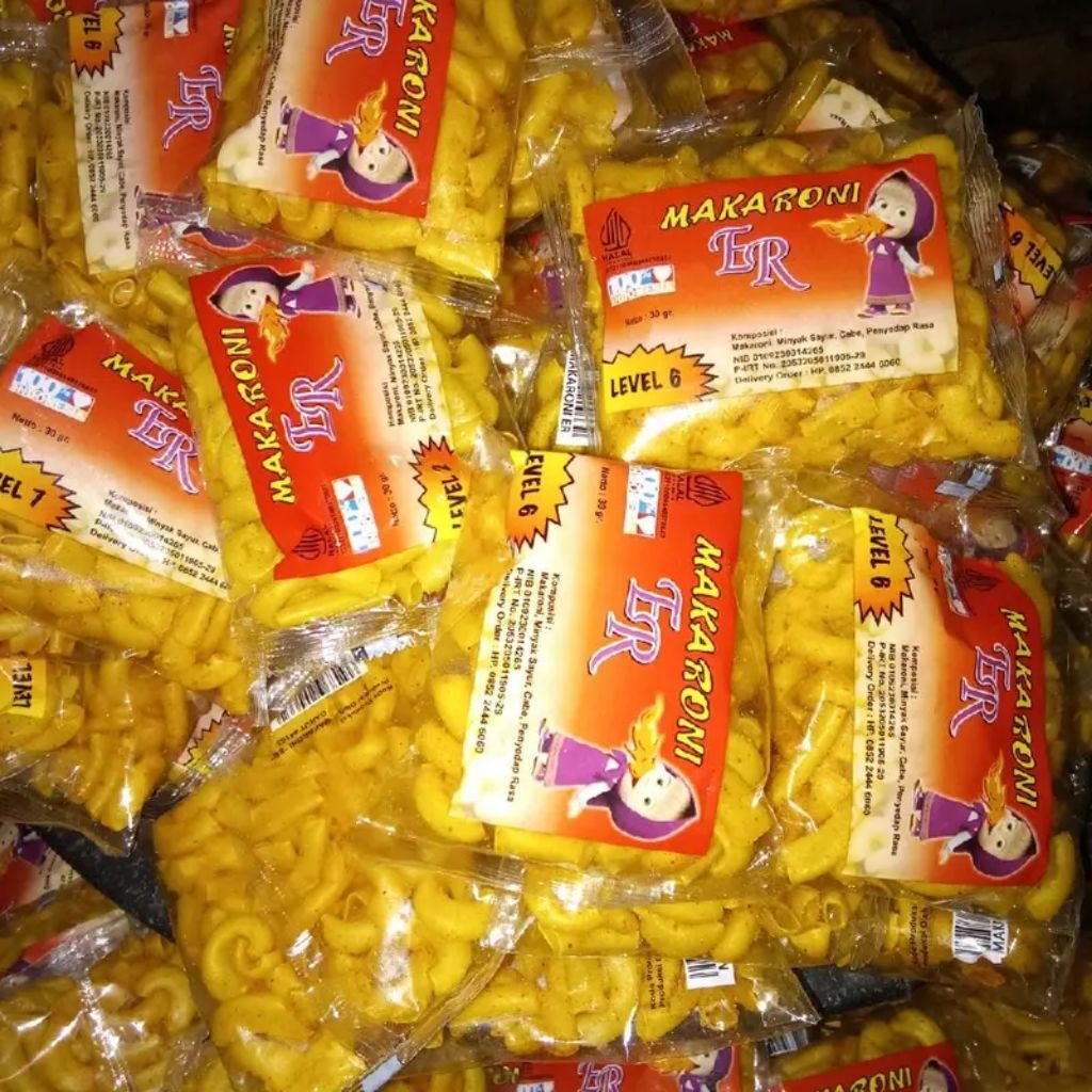 

makaroni Level ER_makaroni pedas gurih-ER marsha