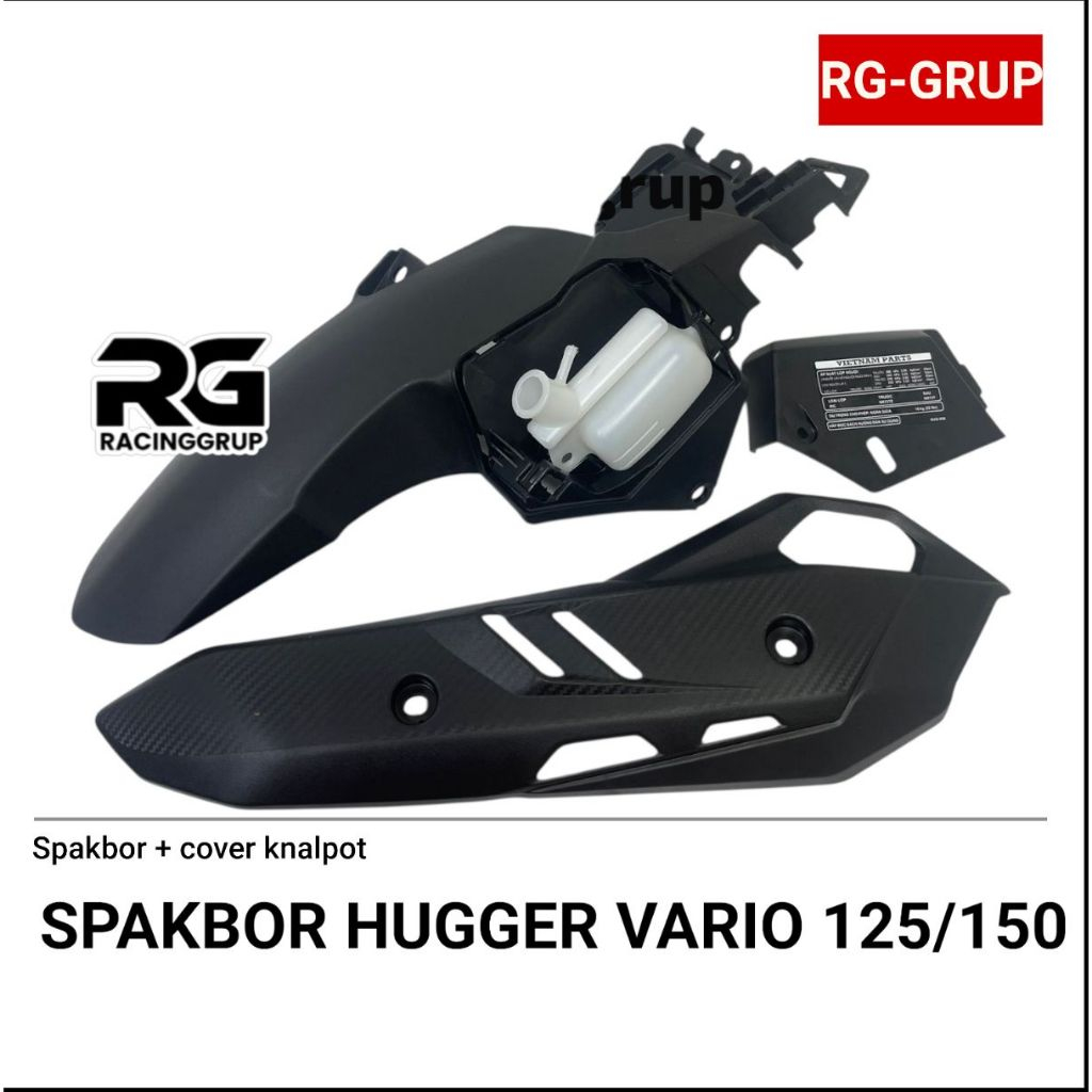 HUGGER Spakbor kolong Vario 125 AIRBLADE HUGER VARIO 150 New hugger pcx 150 Airblade Vietnam bonus t