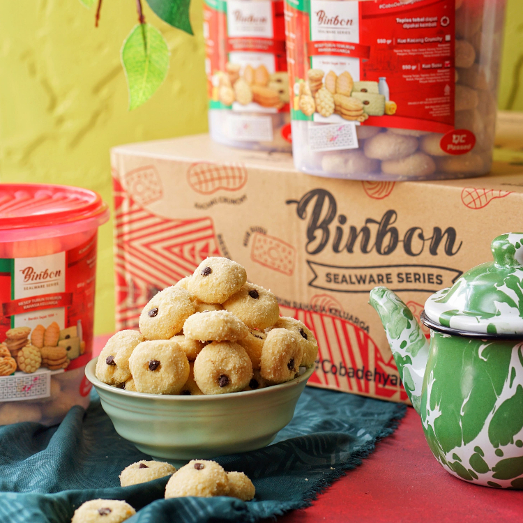 

Binbon Sealware Series Kue Kacang - Mnde Susu - Sagu Keju Jadul