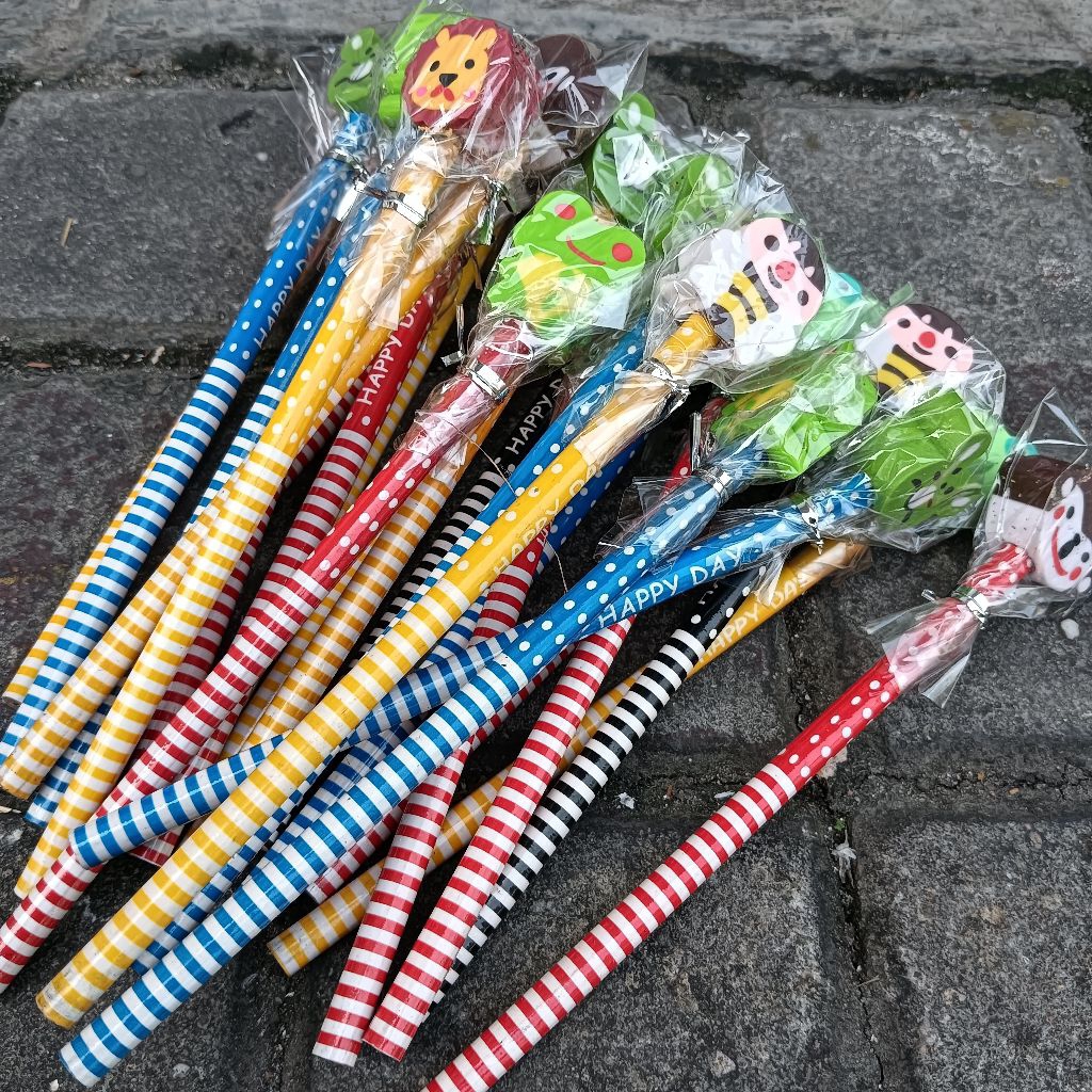 

Grosir 1 pcs Pensil Penghapus Motif Kartun Luci Pencil Ada Hapusan stipnya