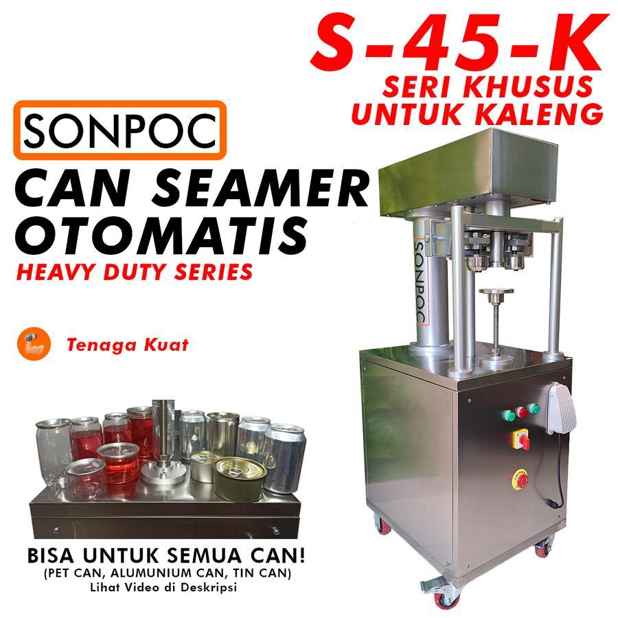 Can Seamer SONPOC Heavy Duty Industrial Grade Mesin Penutup Kaleng dan PET Can Toples