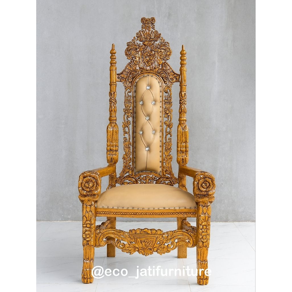 KURSI RAJA UKIR JATI + BUSA