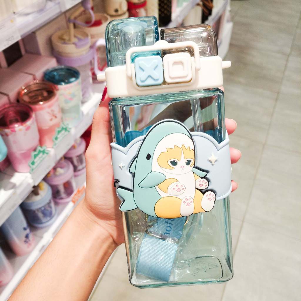 

520ml Blue Mofusand Punk Double Drinking Water Botol Minum Tumbler