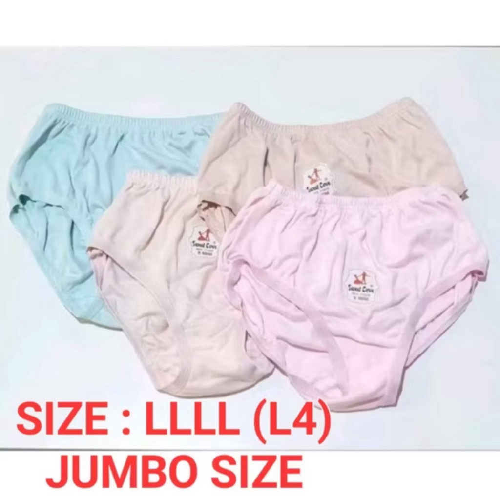 CELANA DALAM WANITA SWEET LOVE JUMBO LLLL (L4) ISI 6 pcs. CD WANITA JUMBO