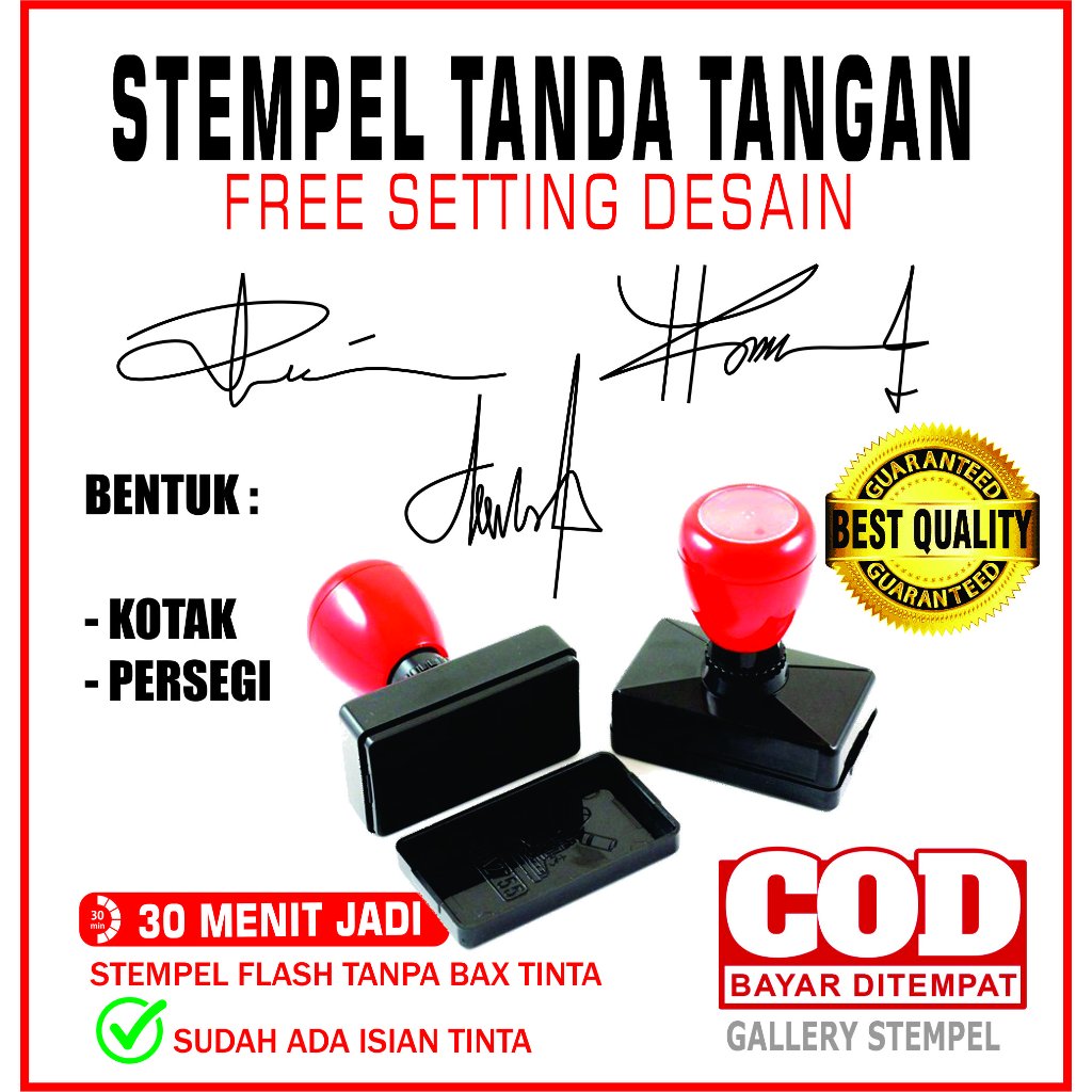 

STEMPEL TANDA TANGAN / STEMPEL PARAF / STEMPEL TTD / STEMPEL PRIBADI/ CAP TTD / STEMPEL WARNA TINTA.