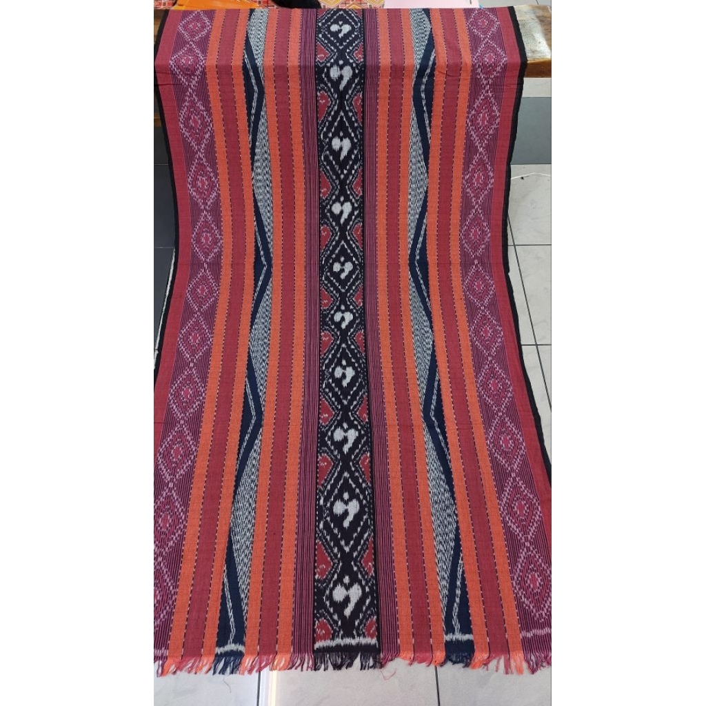 kain tenun etniq tenun ikat motif ntt premium serat nanas tenun jepara (uk 120x240)