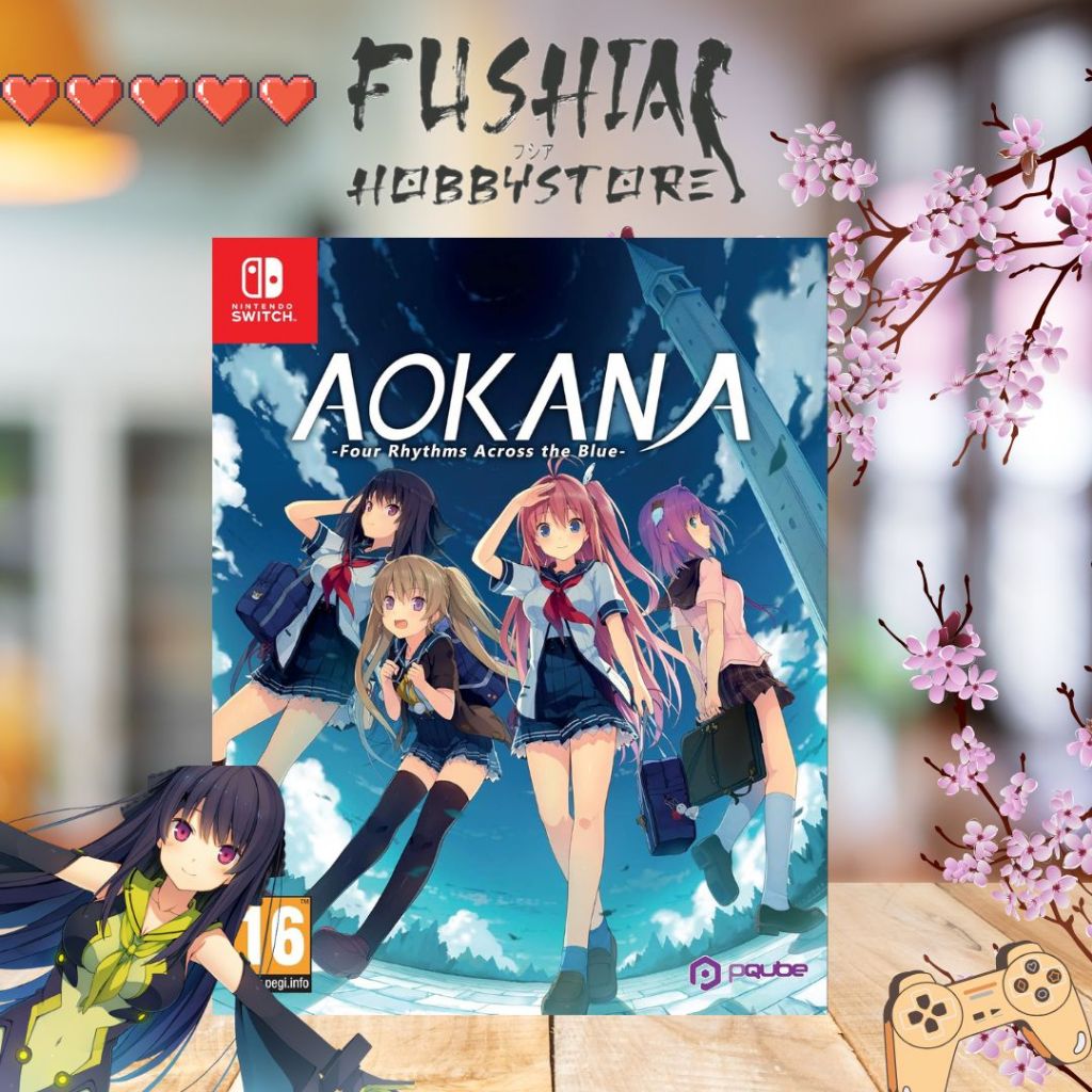 Nintendo Switch Aokana Four Rhythm Across the Blue Limited Edition Reg 2