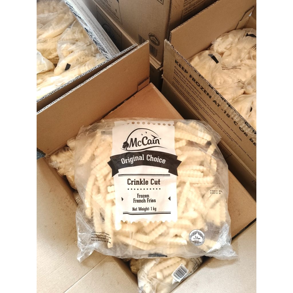 Kentang Crinkle Mc cain 1kg Frozen