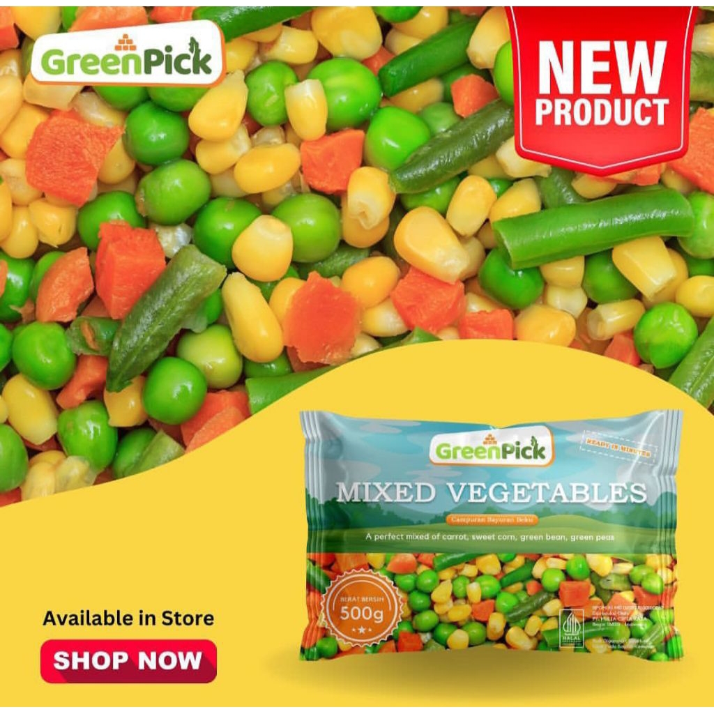 

MIX VEGETABLE 500gr sayuran mix Frozen