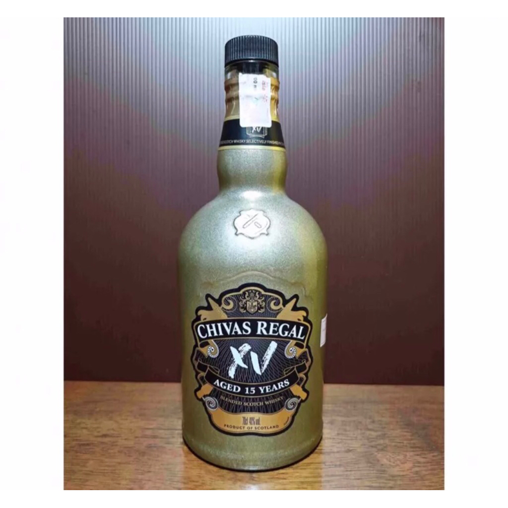 botol bekas miras chivas xv / botol pajangan / botol koleksi