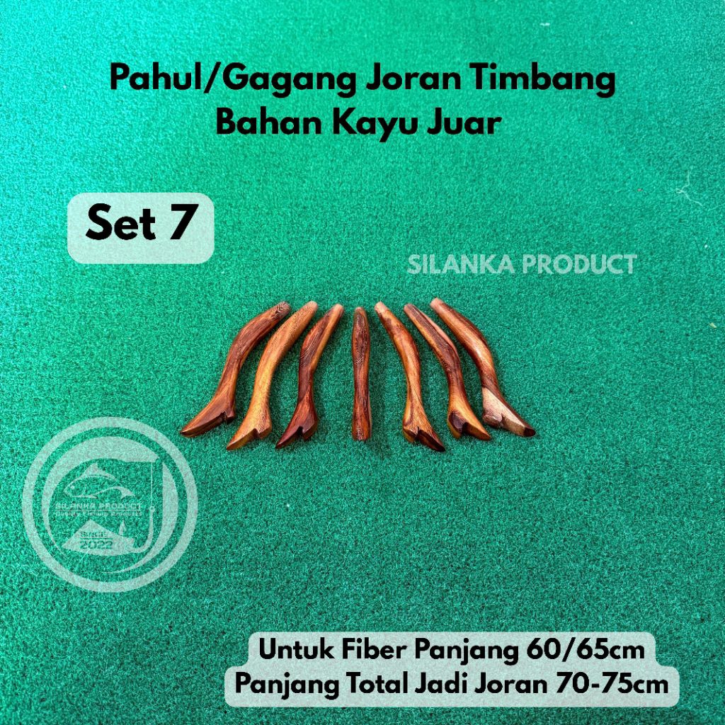 Pahul Sepatu Untuk Joran Timbang 60cm/Jerpon 70cm / kayu Juar pilihan