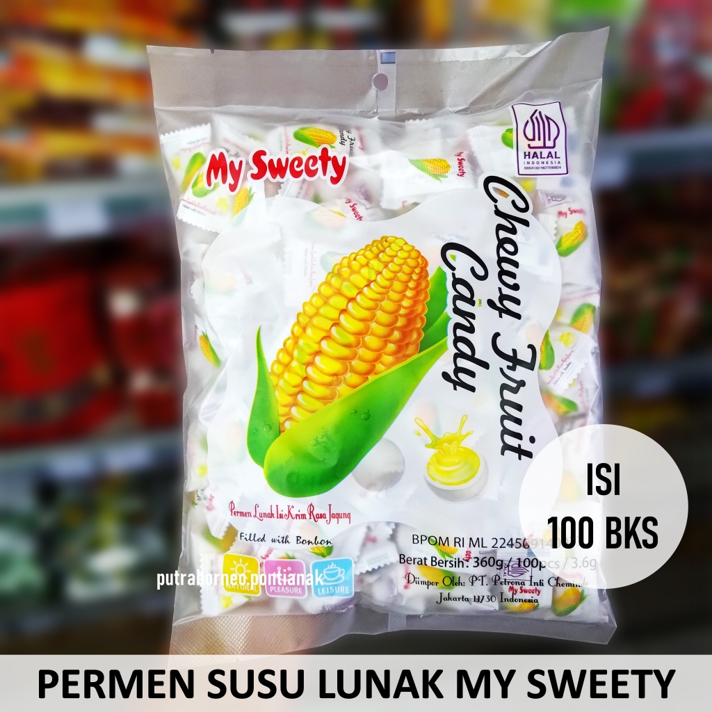 

Permen Buah My Sweety Jagung 360 gr / Permen Lunak Aneka Rasa Buah / Permen Susu Snack Lebaran