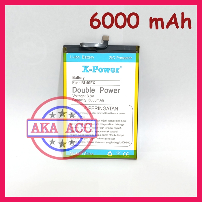 Baterai Infinix Note 7 X690 BL49FX Batu Batre Tanam Double Power