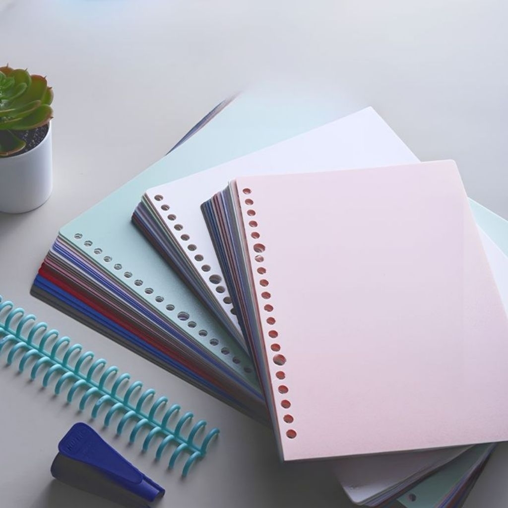 

DIY Cover Binder Minimalist Ukuran A5 B5 A4 Cover Mika Loose Leaf Sampul Binder