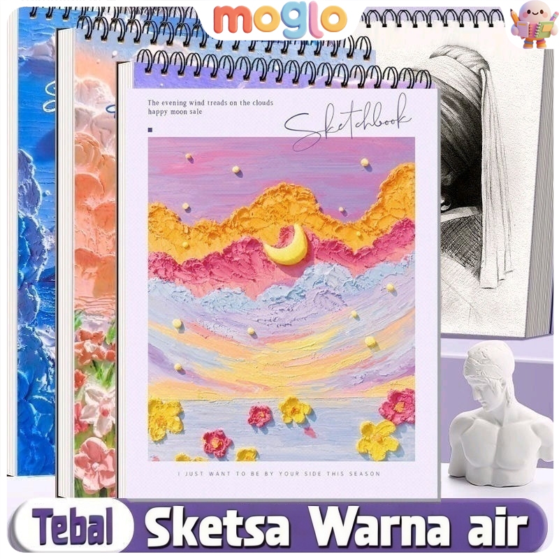 

Buku Sketsa A4 Tebal Spiral! Khusus Seniman & Siswa, untuk Sketsa Gambar Kosong 45 Lembar/90 Halaman