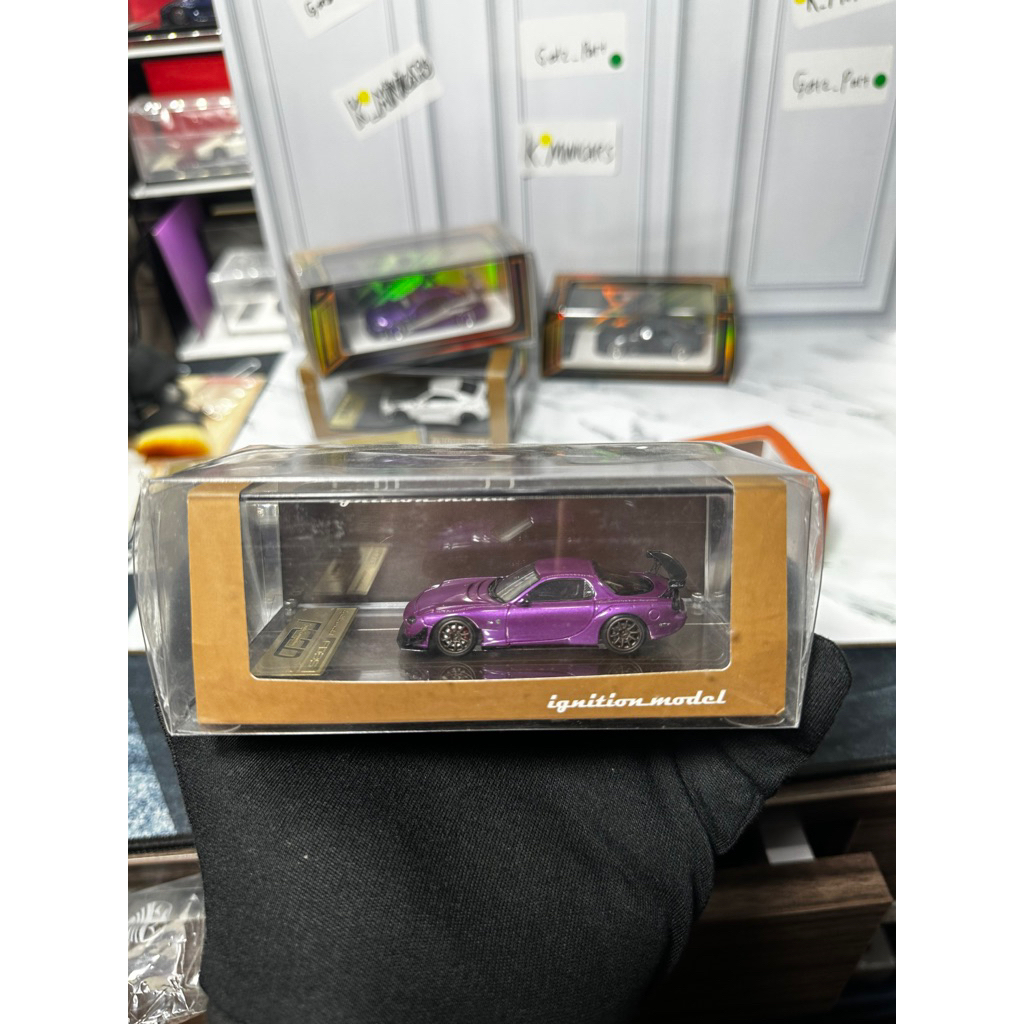 ignition model rx7 purple resin skala 1/64