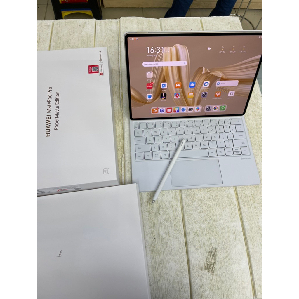 Huawei matepad pro 12.2" 12/512gb free keybord pencil original garansi resmi second like new