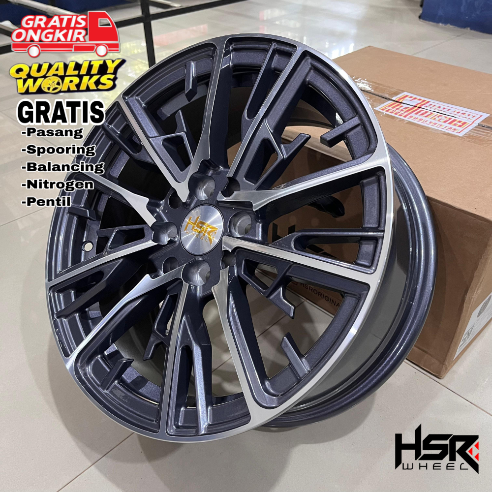 Velg Mobil Yaris, Mobilio, Avanza, Ring 16 Pelek Racing Hsr Wheel Banua