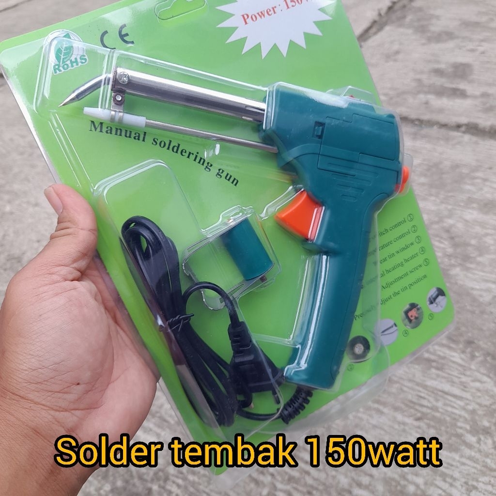 Solder Tembak Listrik Timah Otomatis 150W Solder Timah