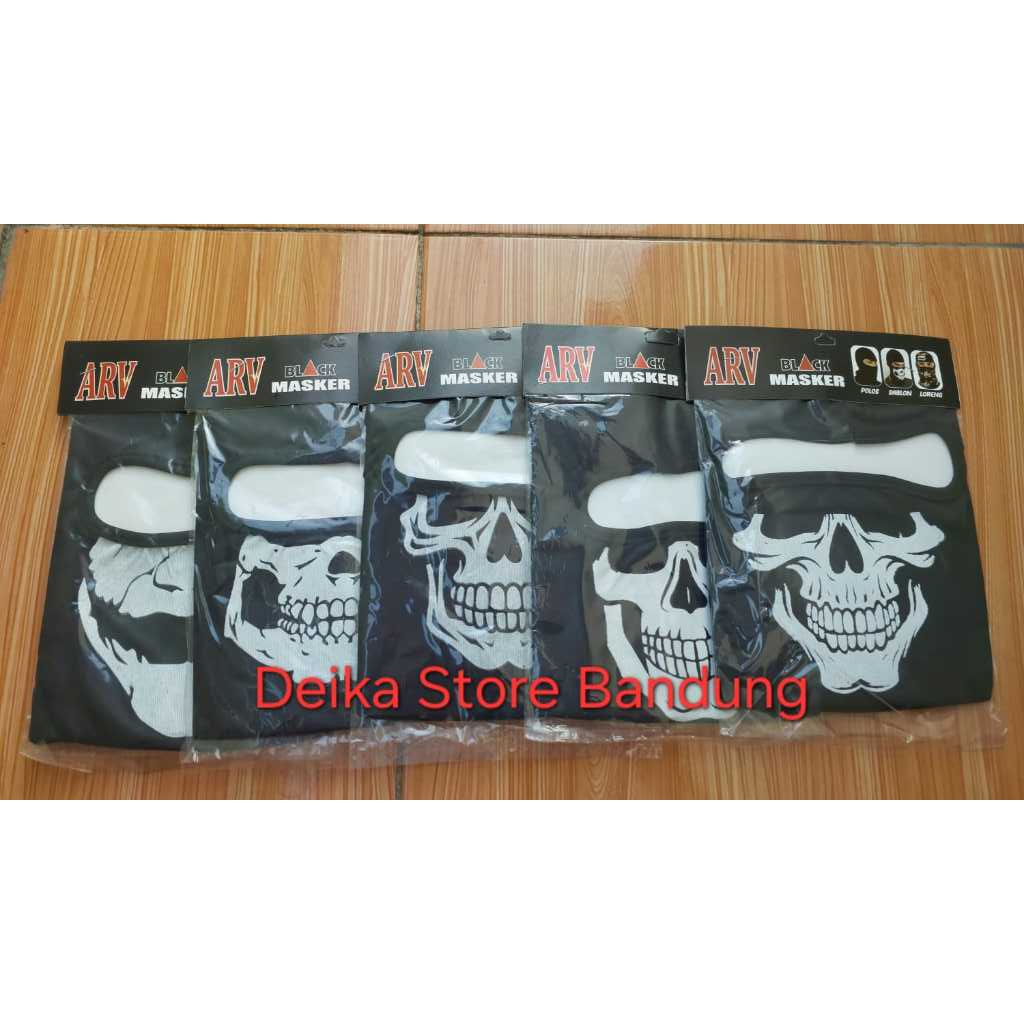 MAsker Ninja( Balaclava ) MOtif Tengkorak  HArga grosir