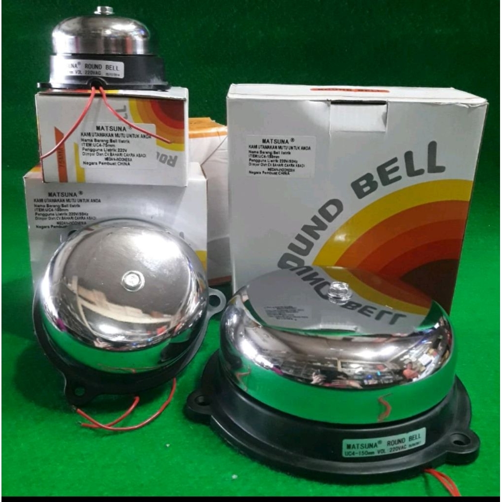 Bell Kring alarm Round bel listrik bulat sekolah  250 / 300 mm nyaring