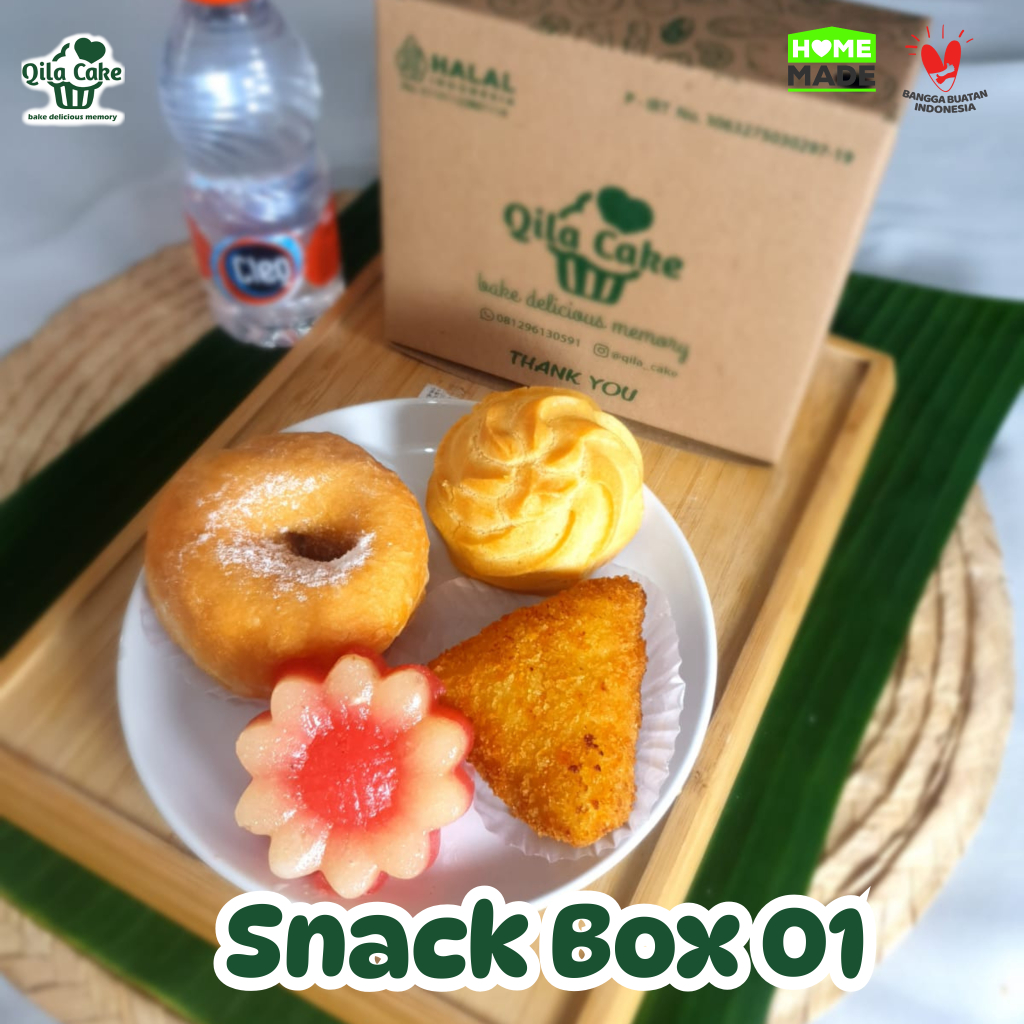 

Snack Box Qila Cake – Paket Kue Tradisional Komplit untuk Acara Kantor, Arisan & Pengajian