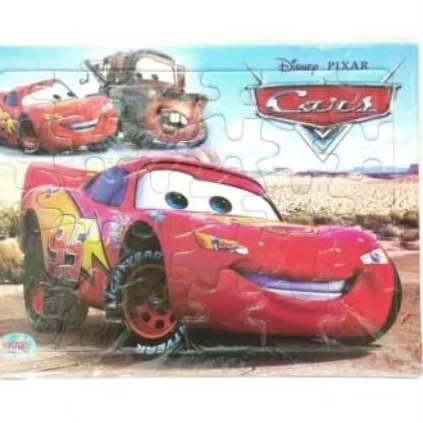 buku mewarnai cars mcqueen / puzzle jiqsaw mainan cars  mcqueen / sticker cars mcqueen / botol minum