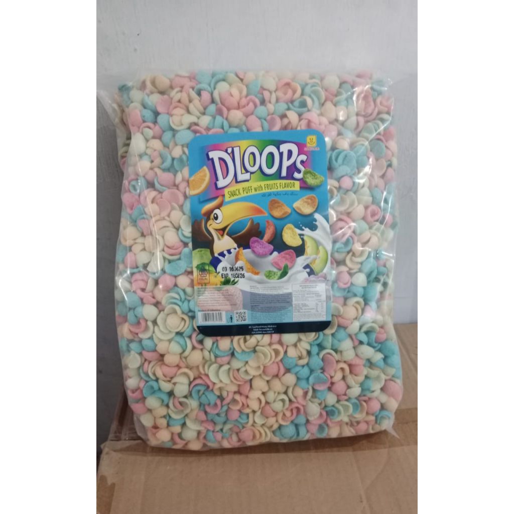

D'Loops chocochips rainbow buah