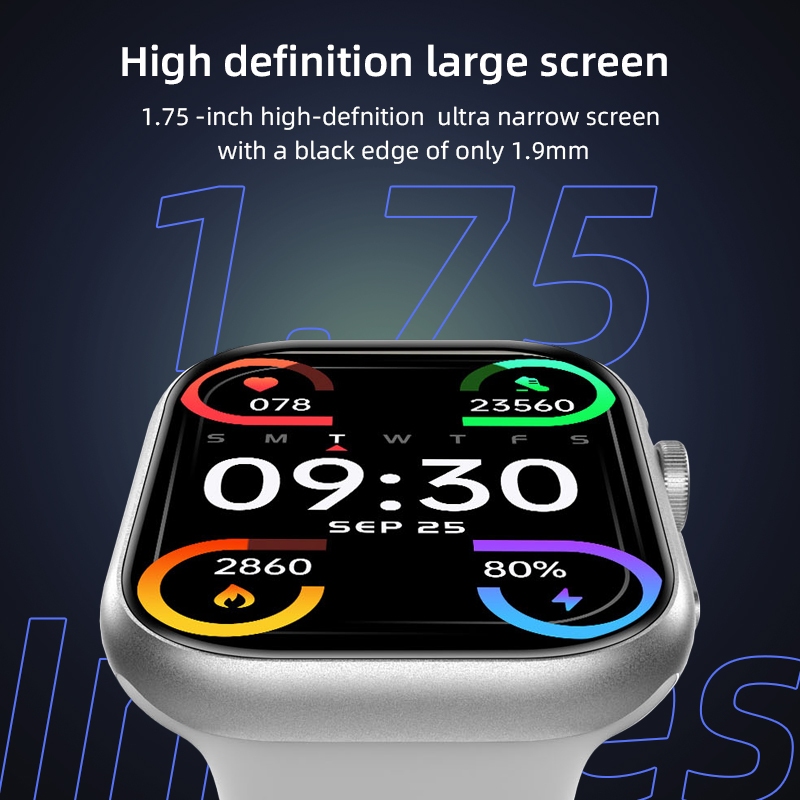 BIG PROMO BIG PROMO Leemix Smartwatch S10 Mini 1.75" AMOLED - Bluetooth Smartwatch Hi-Fi Sound