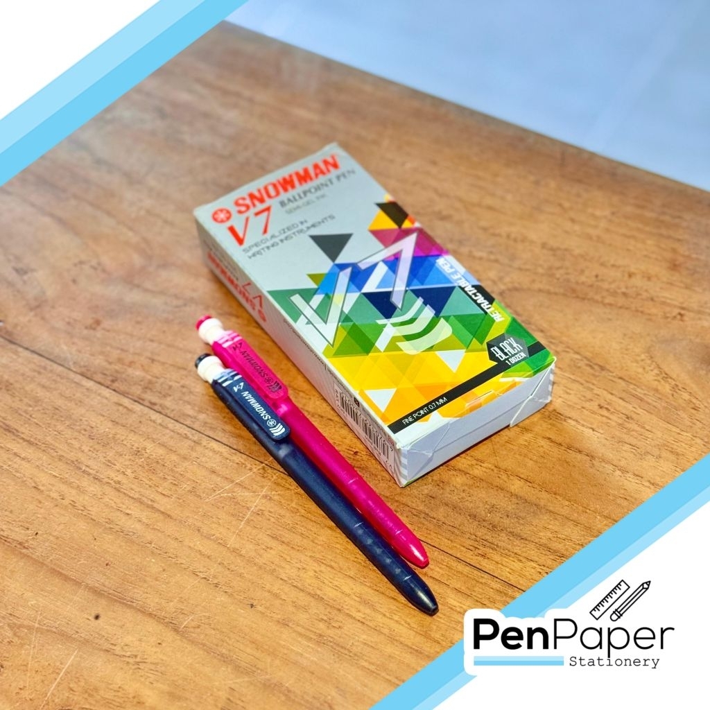 

Ballpoint SNOWMAN V7 Bolpoin Bolpen Pulpen
