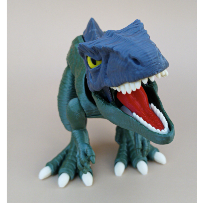 Cuero Mainan Dinosaurus Giganotosaurus Artikulasi jurassic Prasejarah