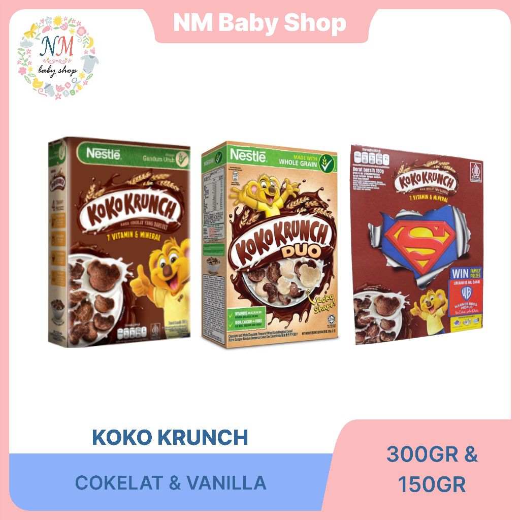 

KOKO KRUNCH DUO VANILA FLAVOUR & COKLAT 300GR SEREAL COKLAT DAN VANILA PRLA NM