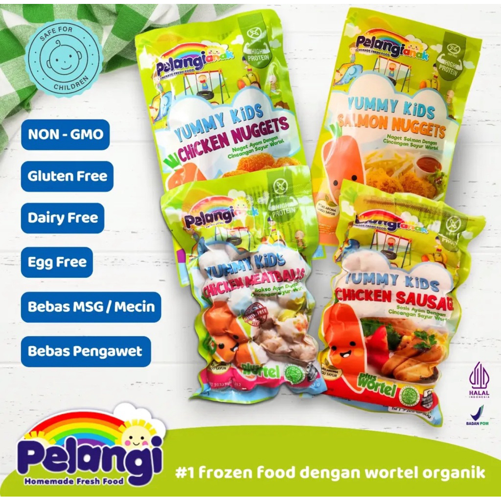 

Chicken Nugget (ayam atau ikan salmon) Gluten free tanpa pengawat Halal