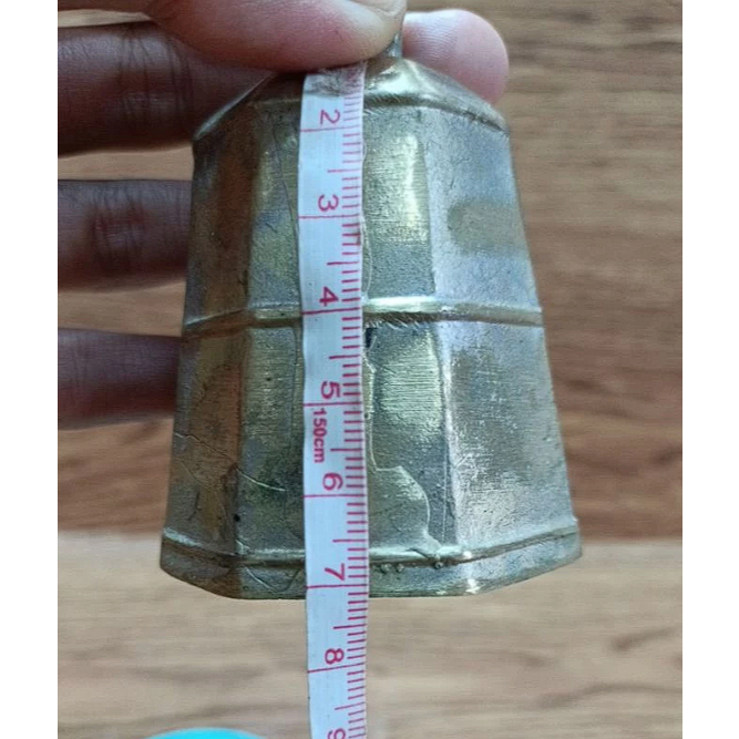 LONCENG SAPI BAHAN KUNINGAN UKURAN BESAR BAHAN TEBAL