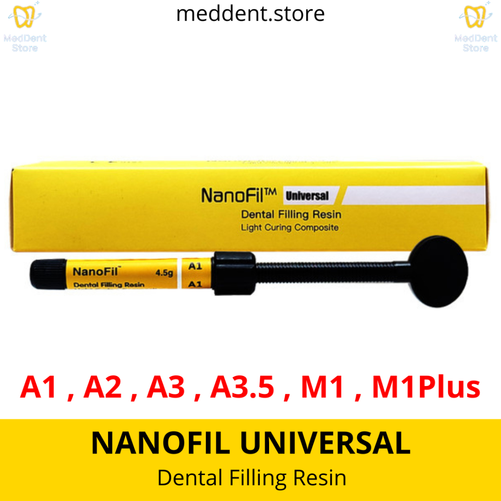 Composite NanoFil Universal Dental Filling Resin Veneer M1 (White) 4.5 gr