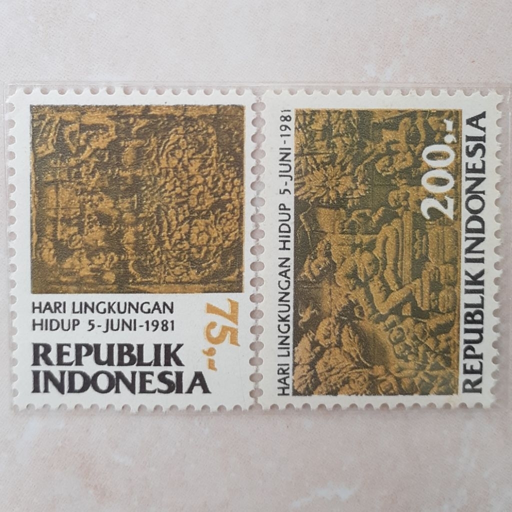 

Perangko Indonesia Hari Lingkungan Hidup Tahun 1981 set lengkap 2pcs