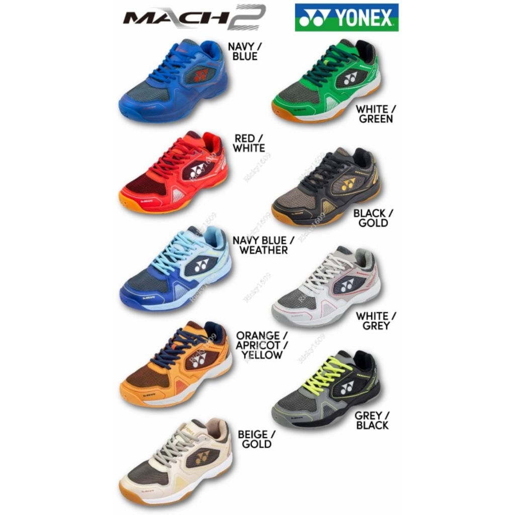 SEPATU BADMINTON YONEX MACH / MACH 2 - SEPATU YONEX MACH / MACH 2 - TRUCUSHION - TRU SHAPE - ORIGINA