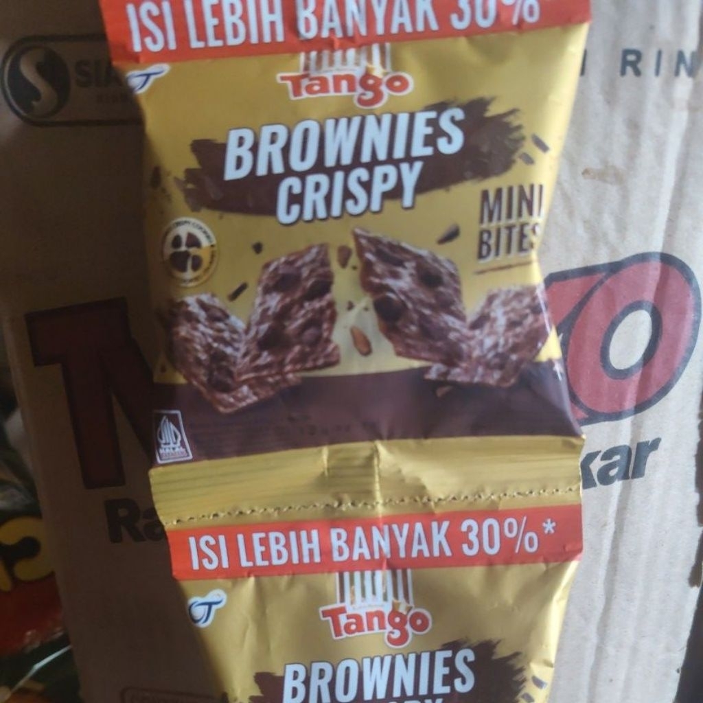 

Tango Brownies Crispy isi 10pcs/renteng maxsimal 4 renteng