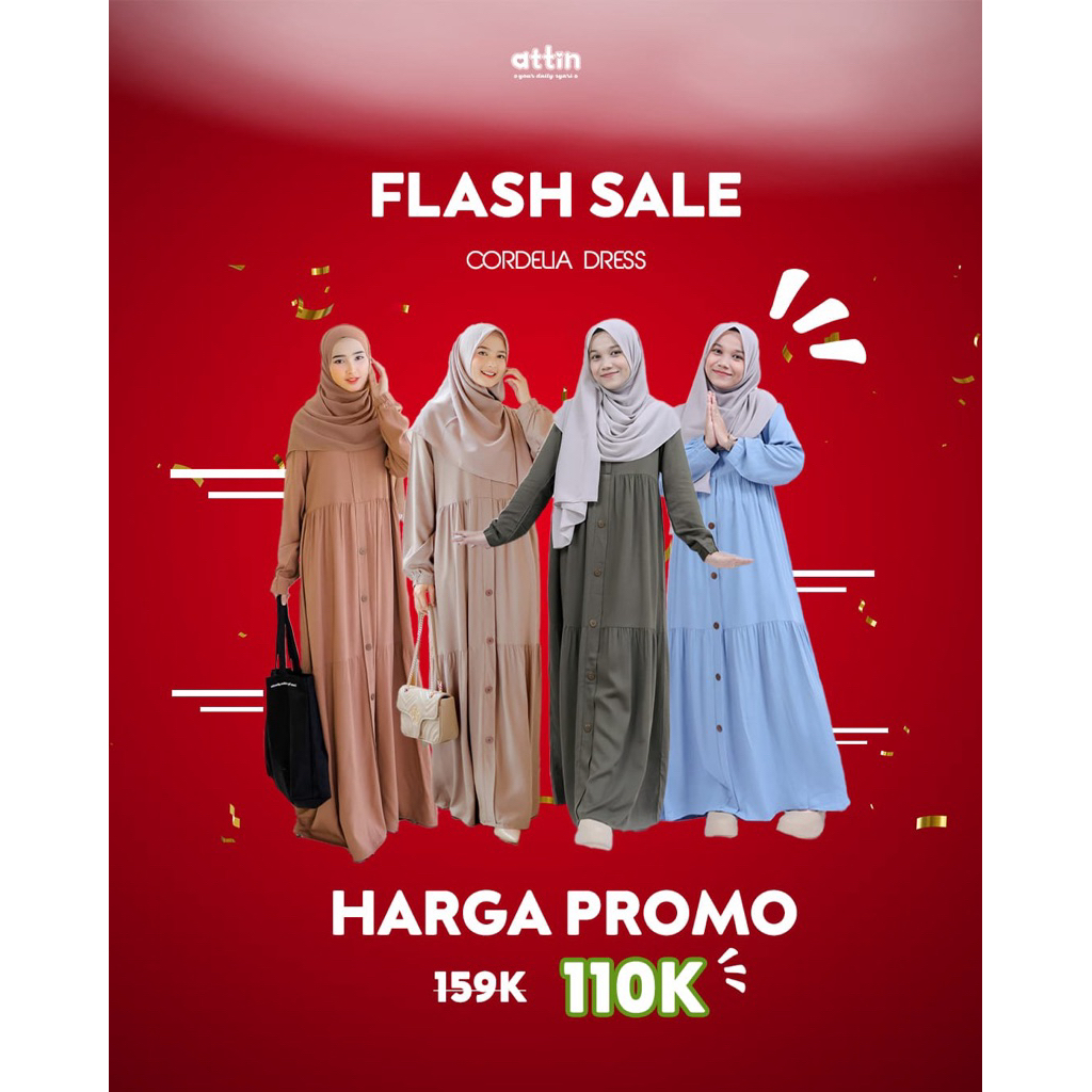 OLEA- Cordelia Dress crinkle / Gamis daily Adem / POLOS ORIGINAL BY D'OLEA HIJAB SYARI - Gamis Canti