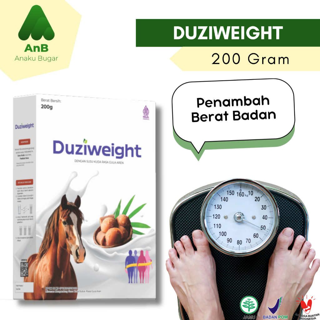 

Duzi Weight Susu Kuda Asli Penambah Berat Badan 200 Gram