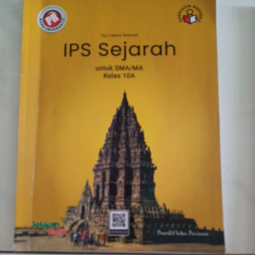 buku cetak IPS Sejarah SMA kls 10