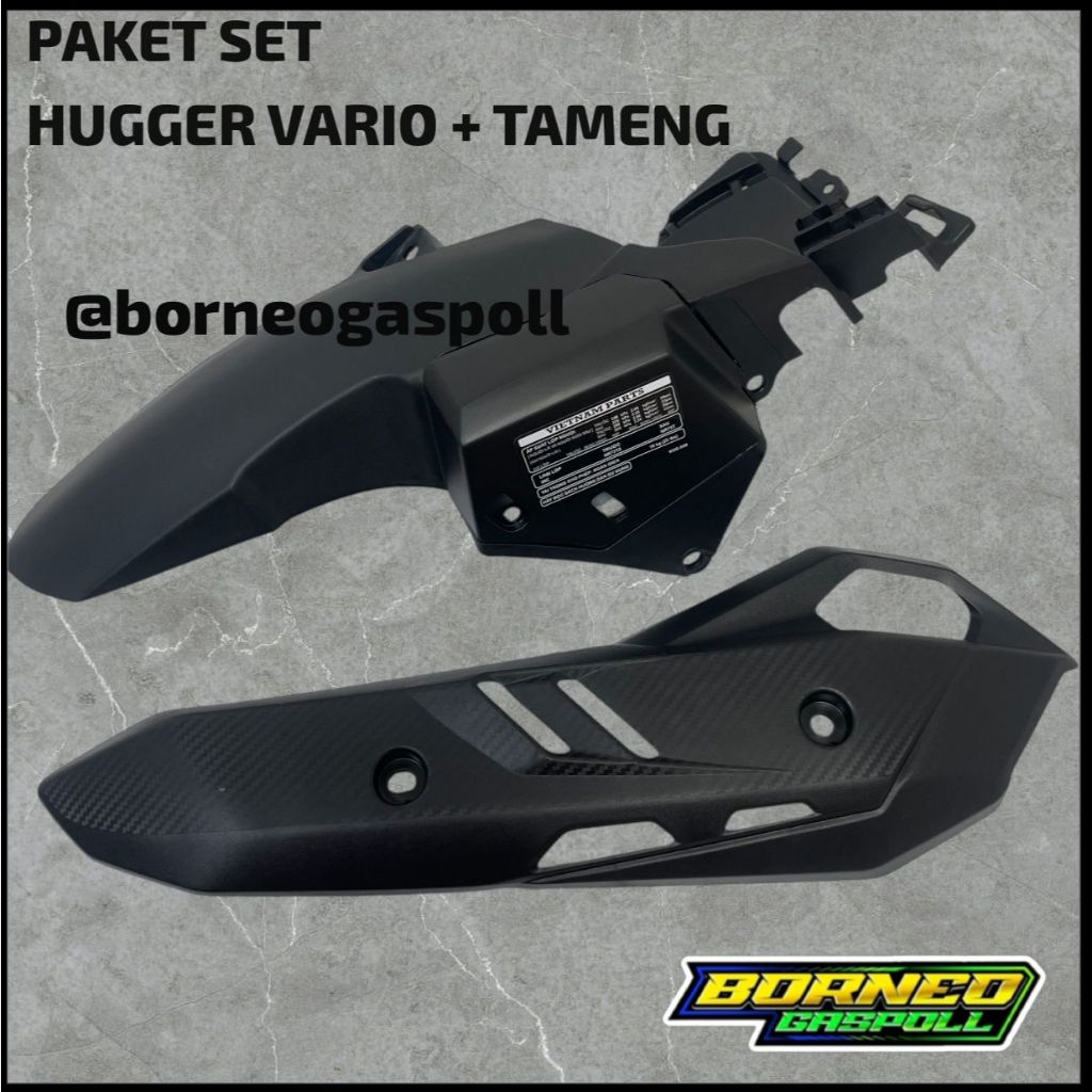 Paket Hugger Airblade + Tameng Vario 125 150 Honda Vietnam Huger Kolong pelindung kolong mesin hugge