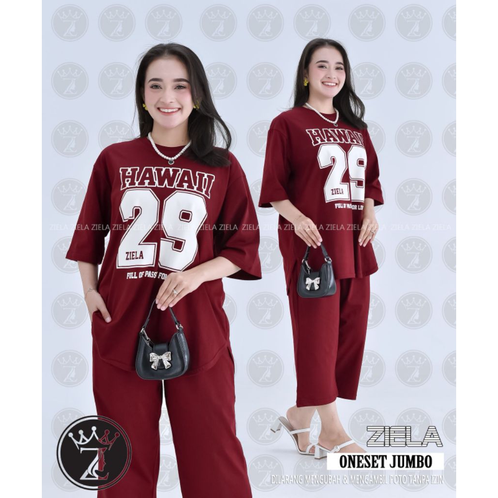 ONE SET PENDEK  JUMBO BY ZIELA COLECTION