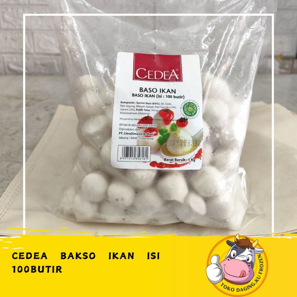 

CEDEA BAKSO IKAN ISI 100BUTIR