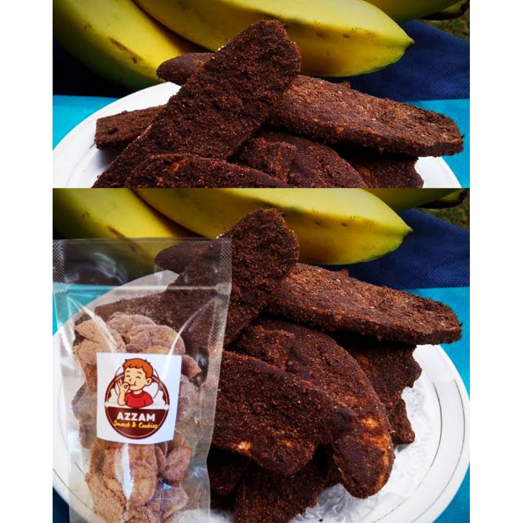 

Keripik pisang premium,varian rasa (coklat, susu, tiramisu) kemasan ekonomis